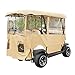 VEVOR Golf Cart Enclosure, with 4-Sided Fairway Deluxe, 300D Waterproof Driving Enclosure with Transparent Windows, Fit for 2+2 Seats Golf Carts (Roof Up to 78.7''L)