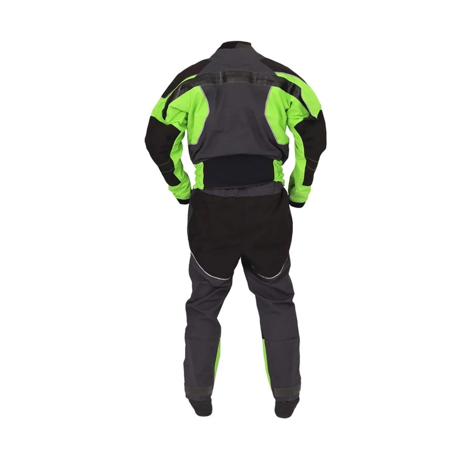 Combinaison étanche de kayak 4 couches for hommes Joints en latex au cou et aux poignets Surjupe à double réglage Velcro néoprène verrouillable Pour dériveur, voile et kayak