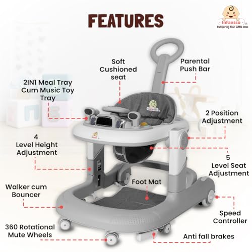 Buy Infantso Vibe & Drive 4-in-1 360° Premium 06 Walker Pearl Grey - Image 6