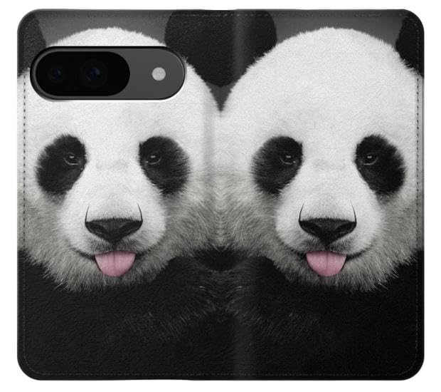 Housse cuir Google Pixel 9 etui antichoc panda pour éviter les rayures d'écran dans le sac - 3