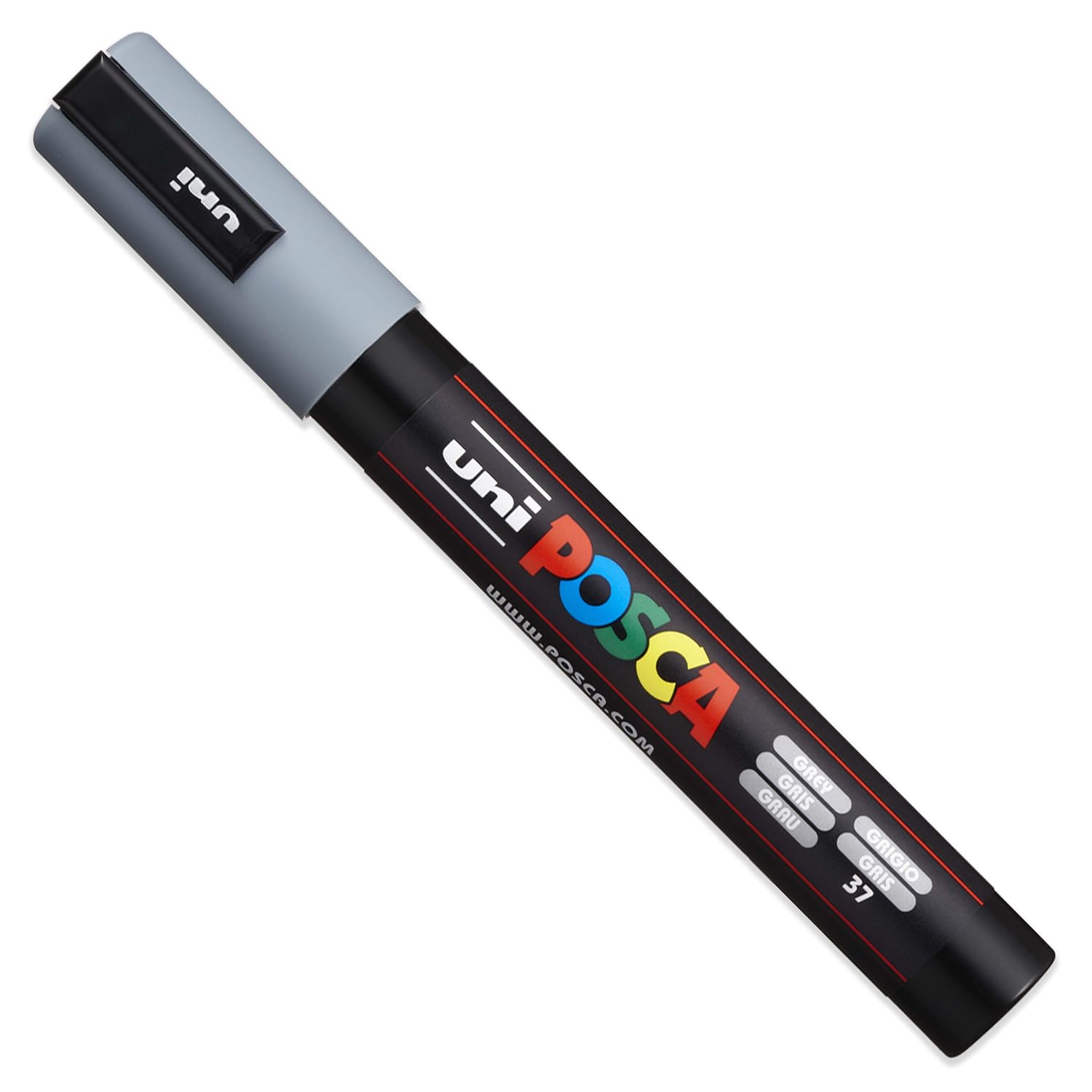 Posca - PC-5M - Rotuladores de pintura artística - 1,8-2,5 mm - Juego de tonos industriales de 8 en caja de regalo