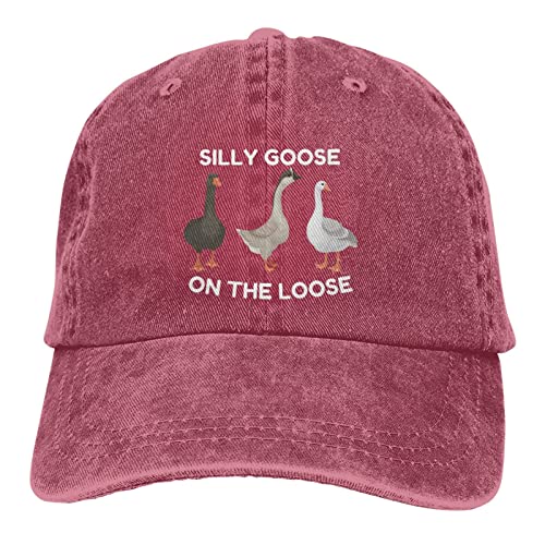 Image of Funny Silly Goose Hat Silly Goosee On The Loose Hat for Women Dad Hats Funny Hats