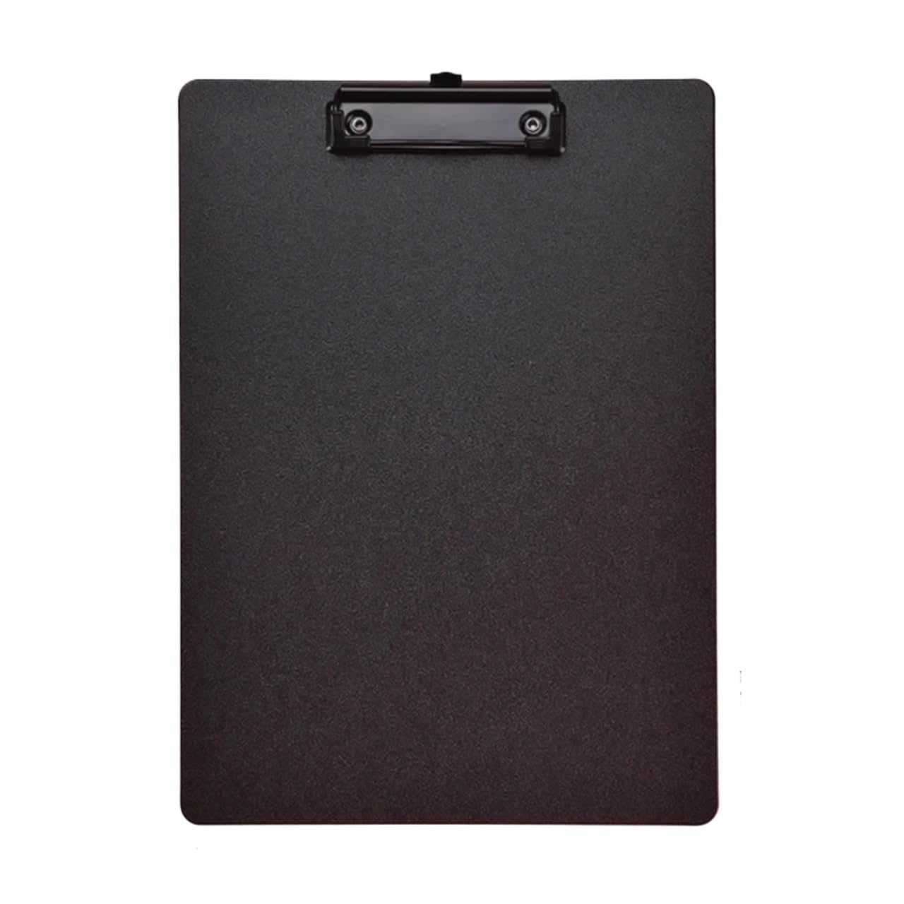 Portapapeles impermeable A4, tablero de escritura, carpeta, archivador, oficina, útiles escolares, 4 Uds Para la oficina(Black)