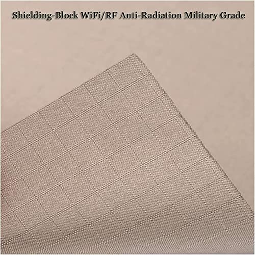 Tela anti-radiación Faraday fibra para protección EMF RF RFID miniatura 5