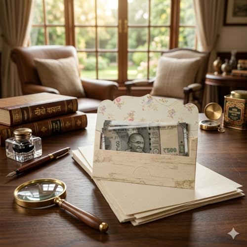 Image of Pack of 50 Colourful Designer Shagun Lifafa /Money Gift Envelope Digitally Printed for Gifting Money on Wedding, Birthday & Any Other Occasion D-029