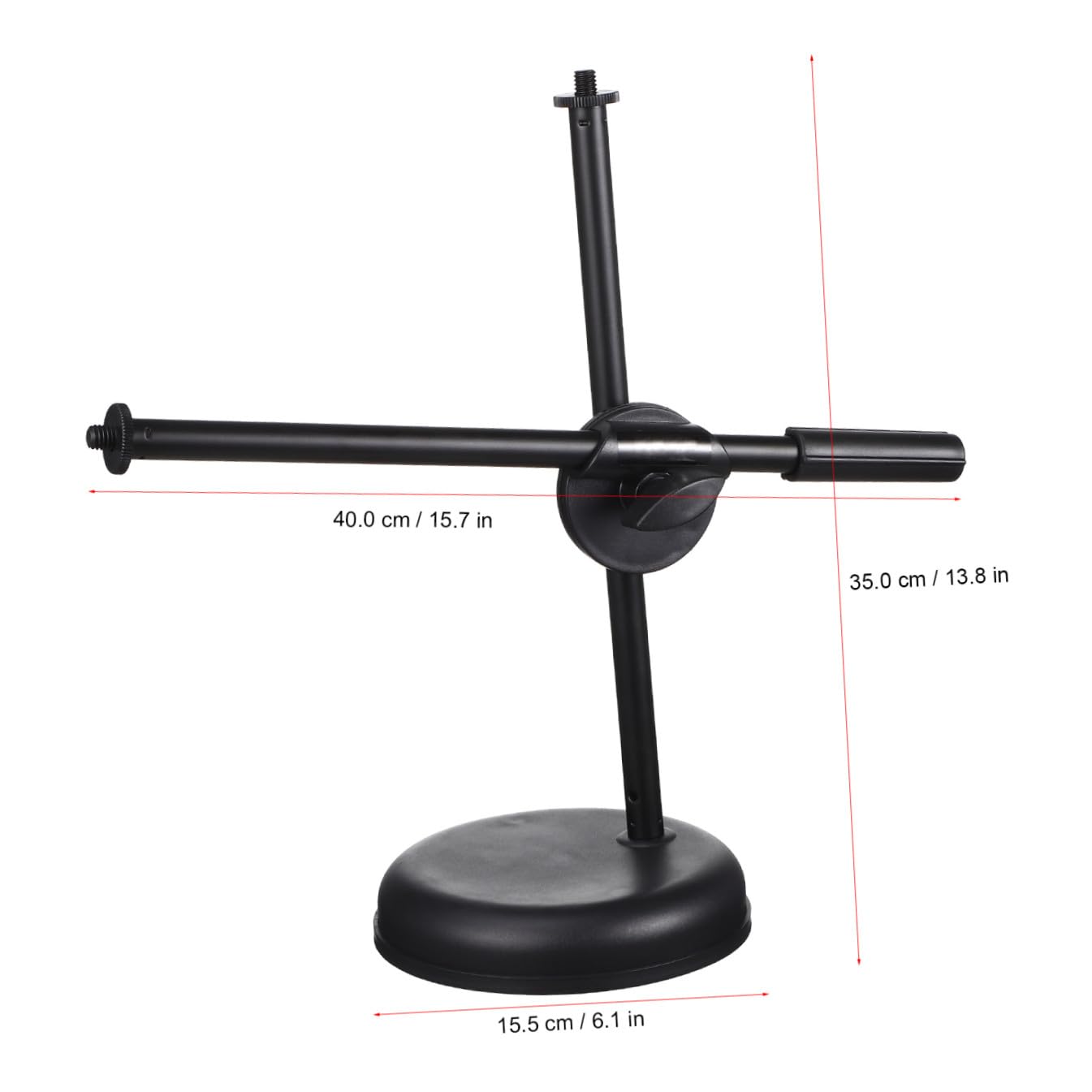 ERINGOGO Soporte De Micrófono De Escritorio Ajustable Duradero Telescópico Clip De Micrófono