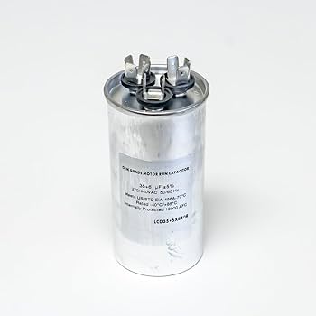 まる Z97F9848 - 35 + 5 uf MFD 440 Volt VAC - GE Round Dual Run