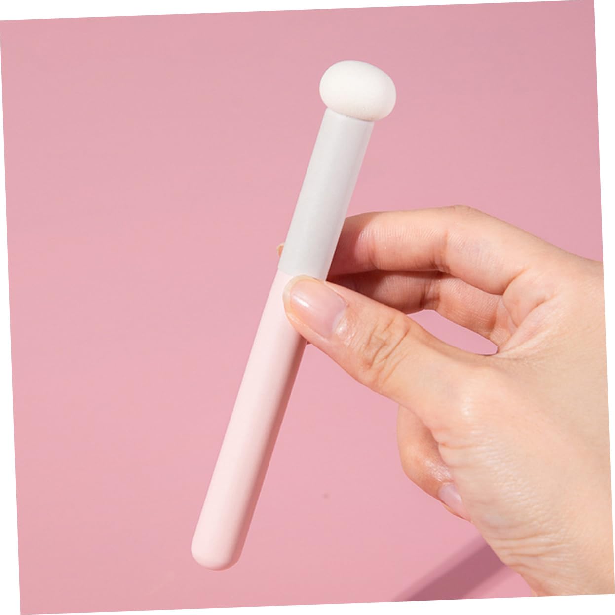 FOMIYES 4 Set Di Spugna Per Il Trucco Con Manico Per Fondotinta Crema Per Gli Occhi 4 Pezzi*4
