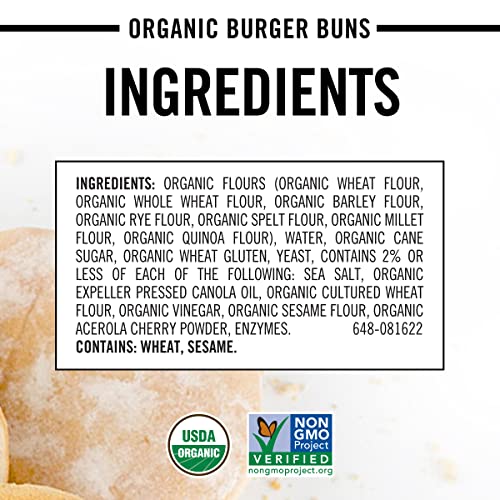 Dave'S Killer Bread 0013764028241 Burger Buns Done Right, Organic White Bread Hamburger Buns thumb #11