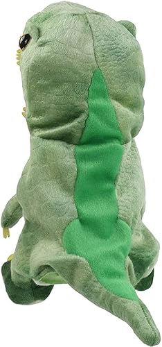Miniatura 3 de HooYiiok Títeres de mano de dinosaurio de peluche, animal de peluche de dinosaurio, lindo juguete de peluche suave, gran regalo de cumpleaños para