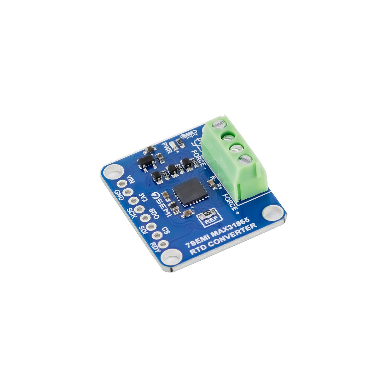 PT100 RTD Temperature Sensor Amplifier Breakout Board | MAX31865 RTD-to-Digital Converter | Supports 2/3/4-Wire Configurations, SPI Interface, 3.3V/5V Operation-image-7
