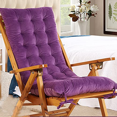 OVBBESS Cojines de Repuesto para tumbonas de jardín,Ccojín de Asiento Suave reclinable portátil Grueso,con Respaldo para Tumbona para Exteriores,Viajes en Interiores,Playa,150x 48cm (Sin Silla) Cover