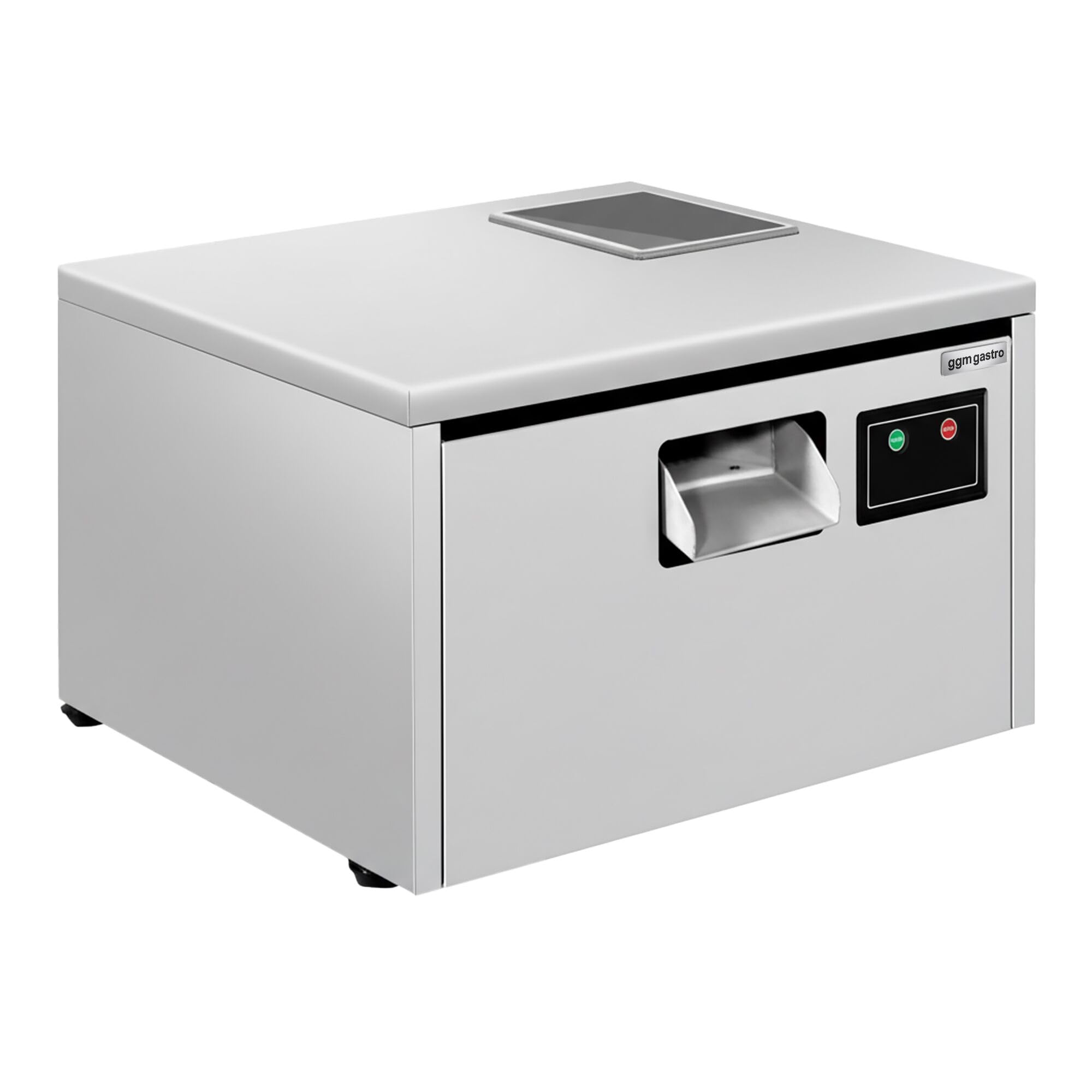 Besteckpoliermaschine - 600 Watt - mit UVC-Lampe - inkl. 1 Granulat Füllung | Hygienische UVC-Keimreduktion, zeitsparende Reinigung, für den professionellen Dauereinsatz, sofort einsatzbereit
