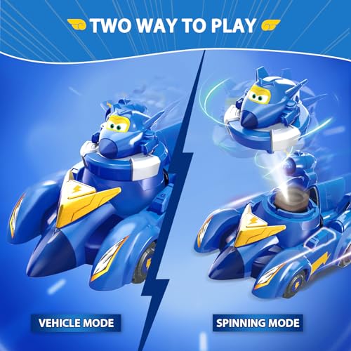 Super Wings Jerome 5 vehículos de carreras para niños miniatura 2