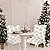 JarThenaAMCS 4Pcs Christmas Chair Covers Gold Silver Snowflake Dining Chair Slipcovers Winter Xmas Removable Seat Protector Covers for Party Home Kitchen Decor