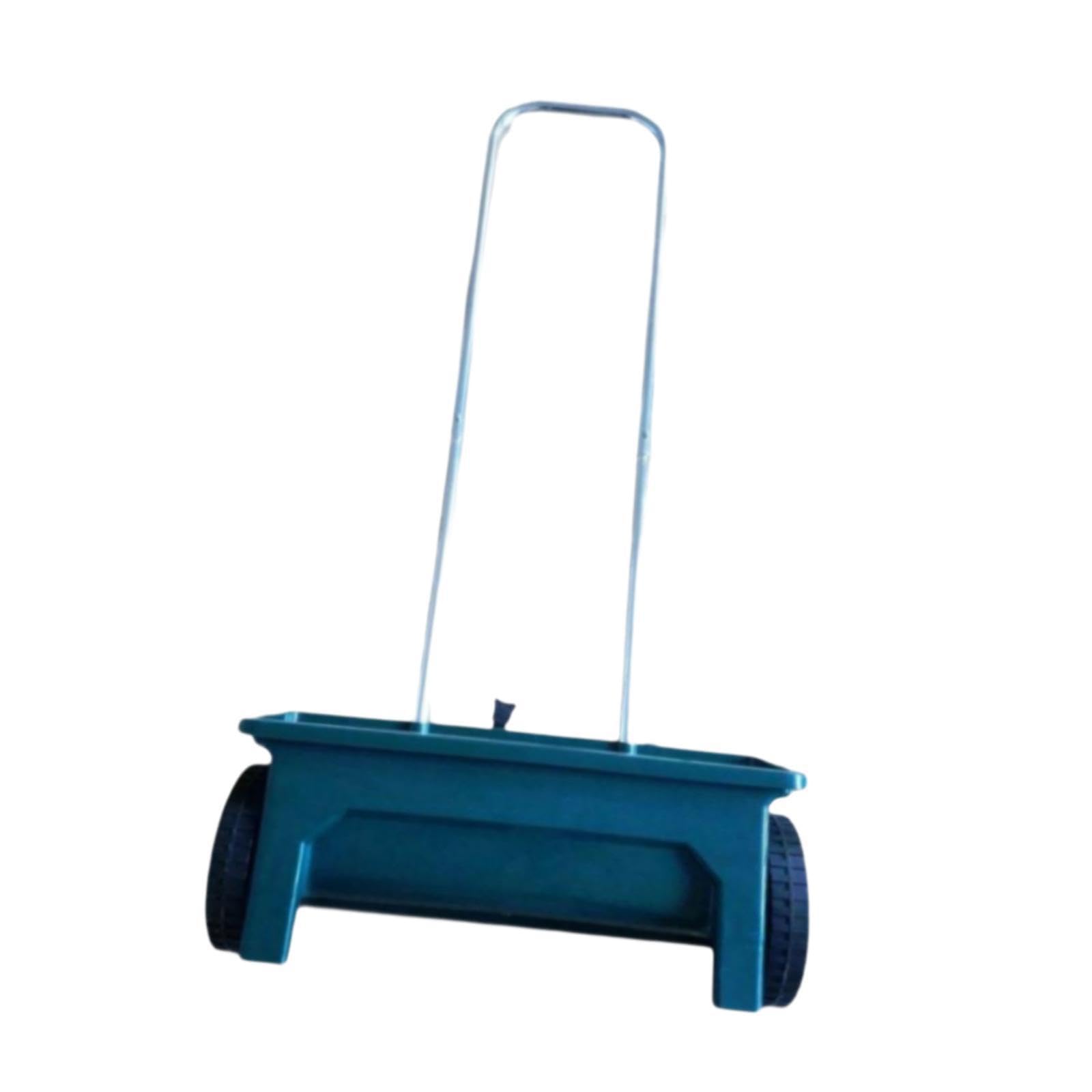 Herramienta para plantar abono de jardín, ligera, eficiente y manual, de 12 l, para el mantenimiento del césped.