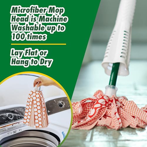 Image of Libman Wonder Mop with 3 Refills, Self-Wringing Microfiber Floor Mop