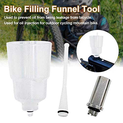 ZSooner Trichter für Scheibenbremse, Fahrradöltrichter, Öltrichter für Mountainbike, für Shimano