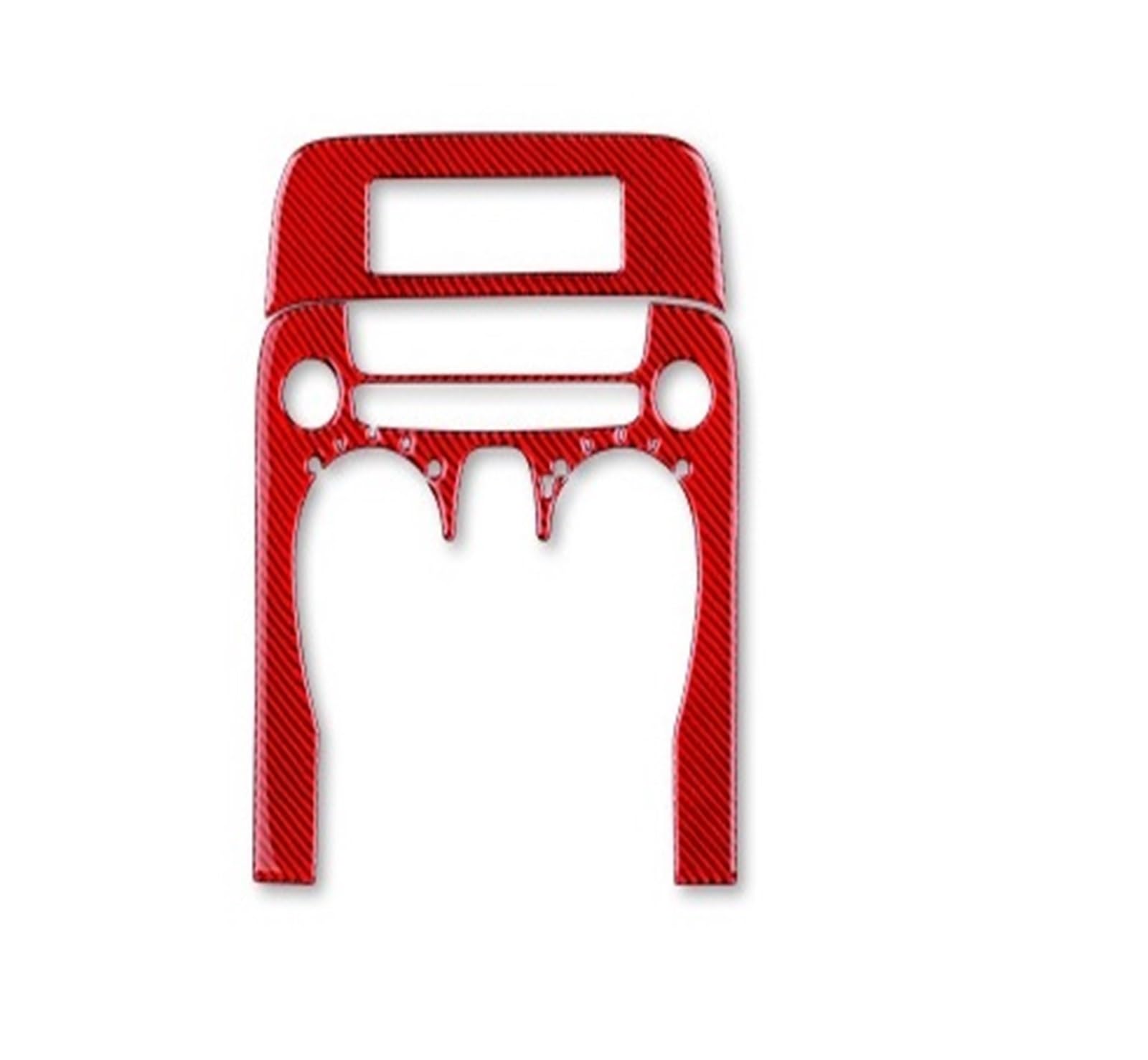 Vetjmua Ac Panel Red Interior Trim For Chevrolet For Camaro 2010 2011 Accessories Interior Trim Air Conditioning Switch Panel Cover Real Carbon Fiber Sticker Cover Trim Sticker