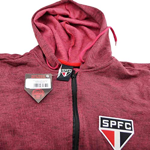 Jaqueta de Moletom São Paulo Jet Parker Masculina - Vermelho
