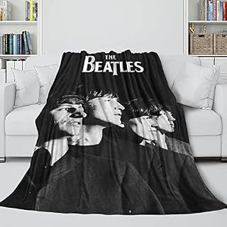 The Beatles Couvertures en Flanelle Groupe de Rock Couverture en Polaire Couverture en Peluche Douce Chaude Moelleuse… - Les Beatles, Paul McCartney, John Lennon, RIngo Starr, George Harrison The Beatles Couvertures en Flanelle Groupe de Rock Couverture en Polaire Couverture en Peluche Douce Chaude Moelleuse… – Image 2