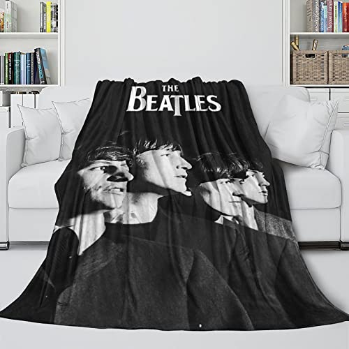 The Beatles Couvertures en Flanelle Groupe de Rock Couverture en Polaire Couverture en Peluche Douce Chaude Moelleuse… - Les Beatles, Paul McCartney, John Lennon, RIngo Starr, George Harrison The Beatles Couvertures en Flanelle Groupe de Rock Couverture en Polaire Couverture en Peluche Douce Chaude Moelleuse… – Image 3