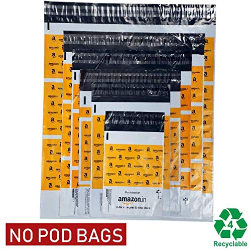 Image of Securement Amazon Branded Premium Courier Bags without POD Pouch (8 x 11 Inches) -100 Bags
