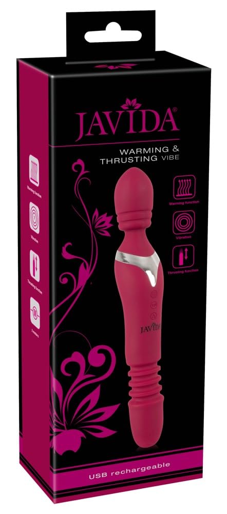 Javida Massage Wand Warming & Thrusting Vibe
