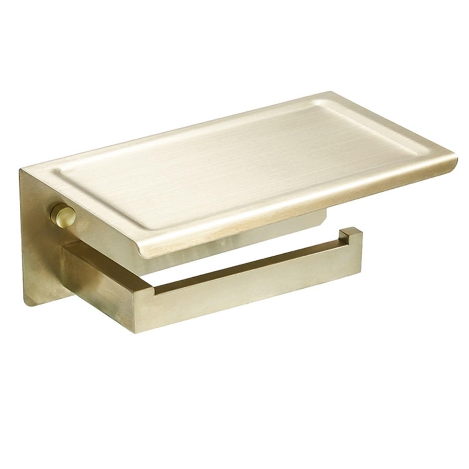 Porta Scottex Cucina Porta fazzoletti nero/argento Acciaio inossidabile 304 Hotel Rotolo di carta for uso domestico Gancio Portaoggetti asciugamani igienica for bagno(Brushed Gold)