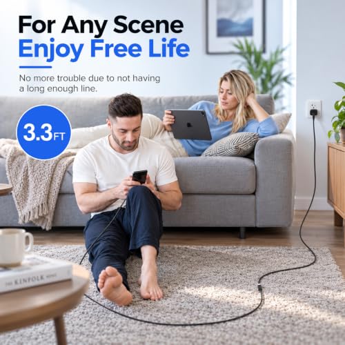 Image of Verilux Lighting Extension Cable for iPhone with MFi Certified 3.3FT /1M