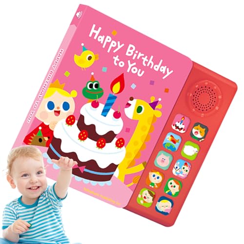 Interactive Music Book - Toy De Sonido Educativo Con 10 Rimas De Guardería, Libro De Trabajo De Aprendizaje De Inglés, Ayuda De Enseñanza De Audio Divertida Para Pequeños Preescolares Niña