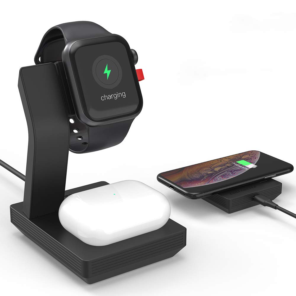 Amazon.co.jp: SIKAI 2 in 1 Apple watch ワイヤレス充電器スタンド 