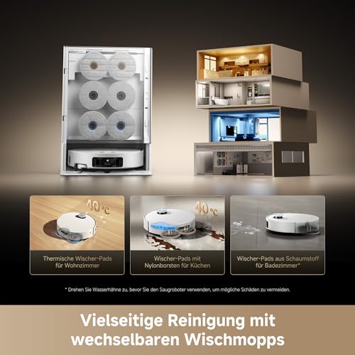 dreame Matrix10 Ultra Saugroboter mit Multi-Mop-Wechselstation – Ansicht 3