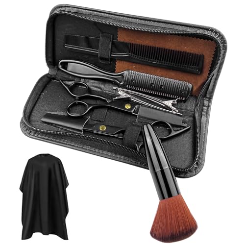 Set Da Barbiere Giocattolo In Legno Per Bambini - Borsa Da Cintura Con Accessori (Asciugacapelli, Forbici, Pettine) - Giochi Di Ruolo
