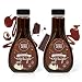 ChocZero's Honest Syrup, Chocolate Sauce. Sugar free, Sugar Alcohol free, No preservatives, Gluten Free, Low Carb, No added water, Real Cocoa Liquor. 2 Bottles(2X12oz)