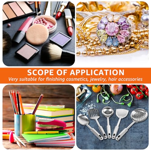 BAODBF Cutlery Drawer Organiser,Expandable Cutlery Tray,Expandable Utensil Tray for Kitchen,Drawer Organiser for Cosmetics,Office Supplies,Kitchen Utensils (Double row two layers) - Image 4