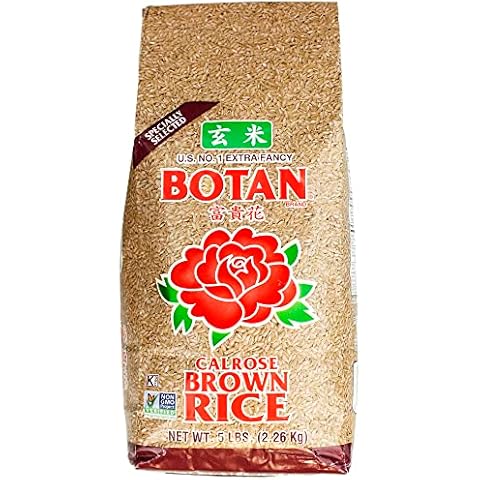BOTAN Calrose Brown Rice, 5-Pound Cover