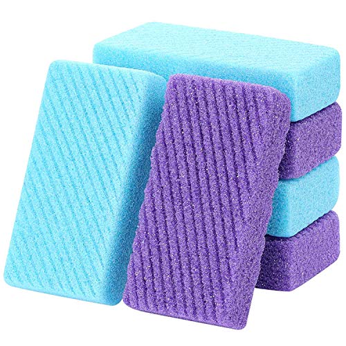Foot Pumice Stone, 6 pcs Pumi Bar Pad, Exfoliating Sponge to Scrub Hard Dead Skin, Callus removal
