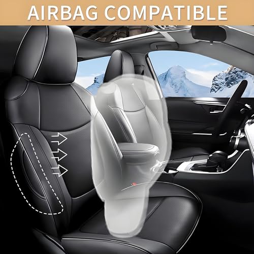 Image of IKABEVEM Custom Fit Seat Covers for Toyota Corolla 2020-2022 L, LE Full Set