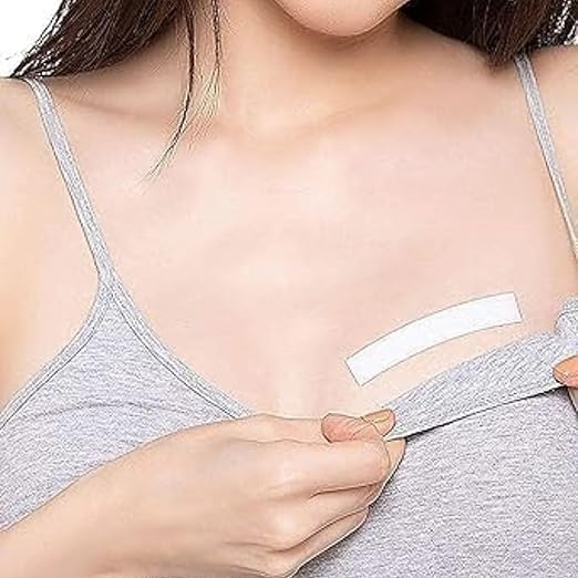 namra NAMRA® Strips Double Sided Tape for Fashion, Clothing and Body | All Day Strength Invisible Dress Tape for women | Gentle to stick on Skin and clothes | Transparent-picture-1