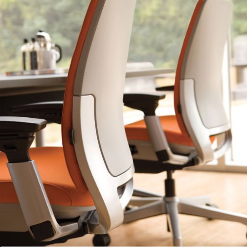 Steelcase Amia Fabric Chair, Gray #TOP3