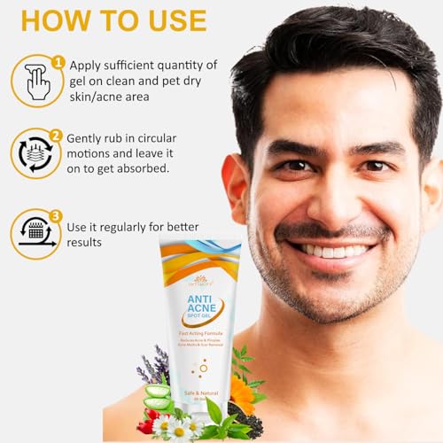 Image of INTIMIFY Anti-Acne Spot Gel | Reduce Acne & Pimples | For All Skin Types | 50 gm