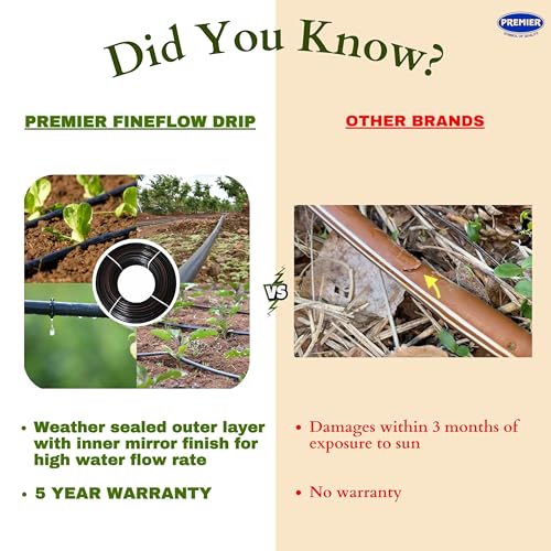 Image of Premier 16mm Drip Irrigation Main Supply Line |25 Meter|UV Resistant Lateral Pipe for Plants Garden Agriculture | Efficient Watering | Durable & Easy Installation