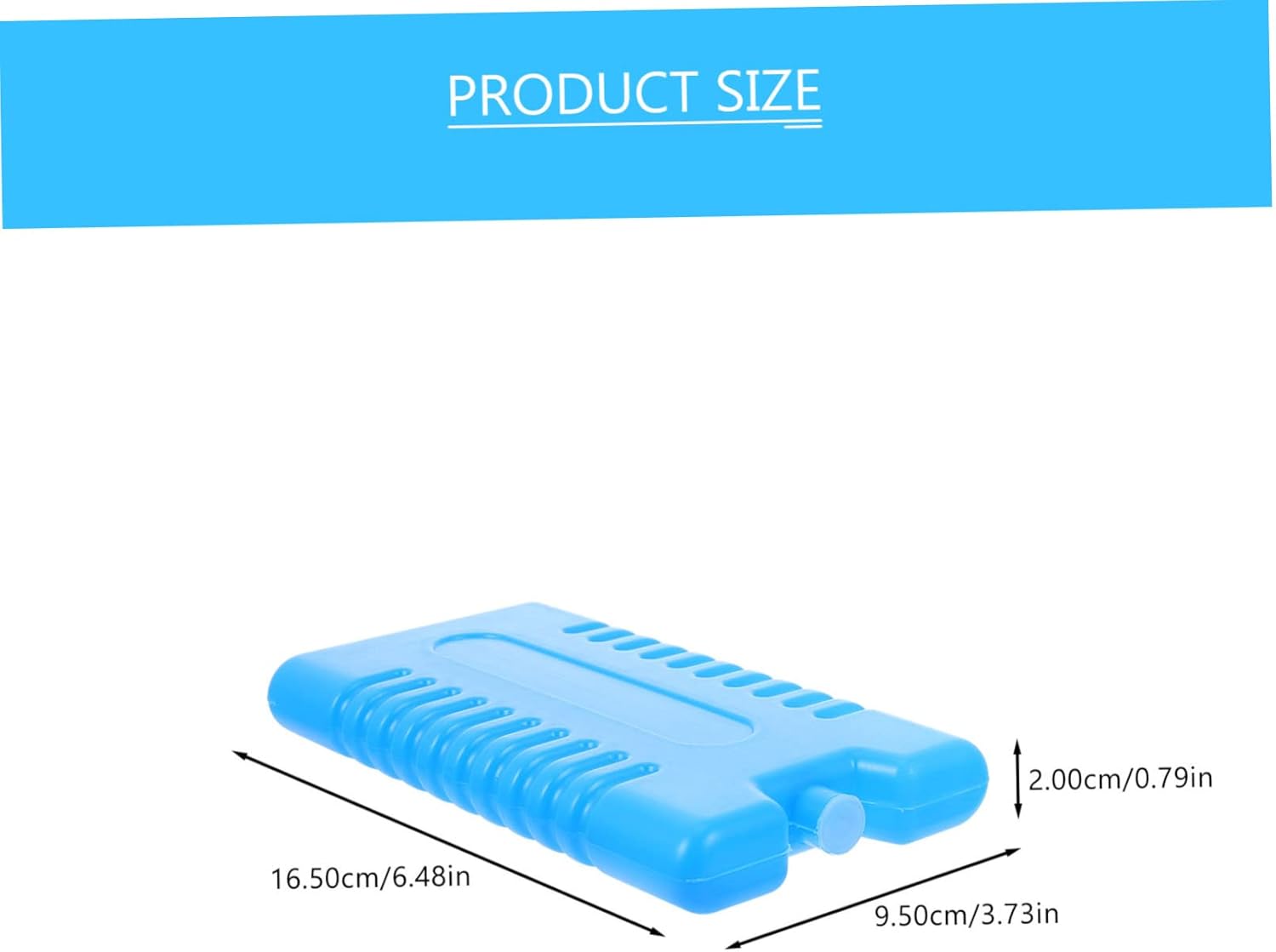 POPETPOP 5pcs Reusable Ice Cases Portable Hdpe for Fishing Camping and Food Preservation Lightweight Ice Container for Drinks and