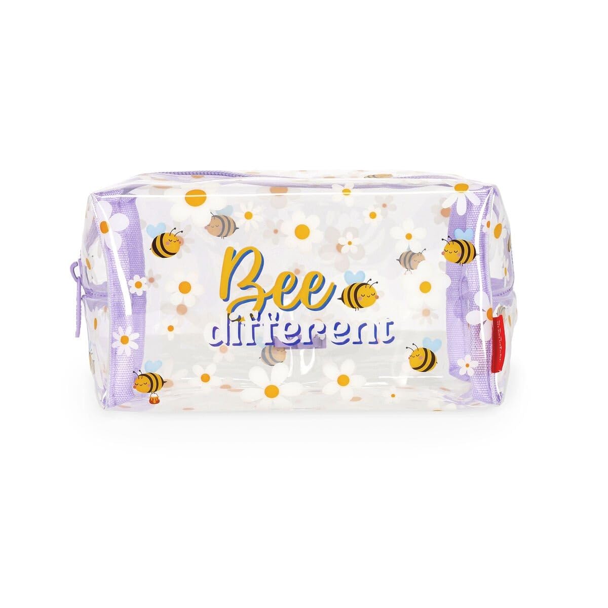 Legami Kosmetiktasche Queen Bee – Bee-Thema, aus Metall und TPU, geräumige Clutch