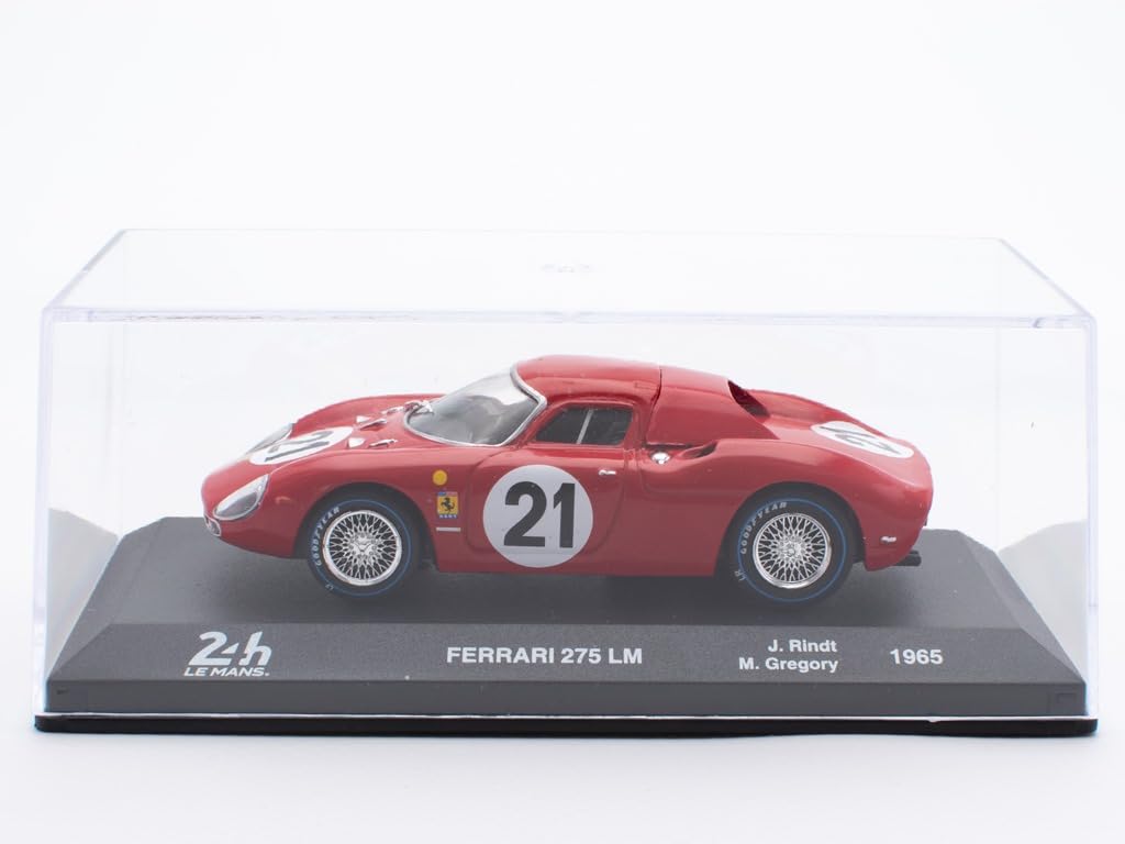 Opo 10 Multicolor - 1/43 Miniature Car Compatible With Ferrari 275 Lm - Rindt-Gregory - 1965 - Le Mans Lm010