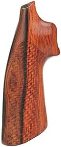 Amazon.com : Hogue 46811 Colt Python Grip, Coco Bolo, No Finger Gooves ...