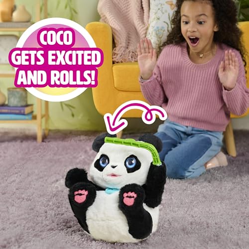 Just Play furReal Coco, der Panda, interaktives Plüschtier, über 60 Geräusche & Reaktionen, 27cm Kinderspielzeug ab 4 Jahren