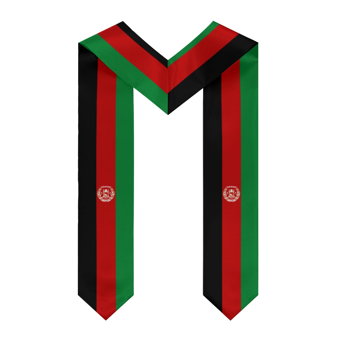 Generic Afghanistan Afghan Flag Graduation Stole - Unisex Adult 72
