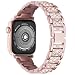 WINGLE 38mm 40mm 41mm 42mm(Series 11 10) Compatible with Apple Watch Straps, Women Bling Diamond Rhinestone Bracelet Replacement Band for Apple Watch Strap SE Series 11 10 9 8 7 6 5 4 3 2 1,Pink